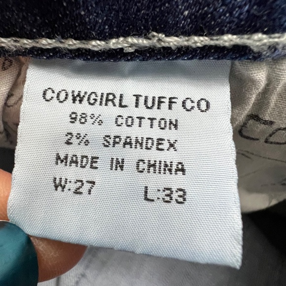 👖|•COWGIRL TUFF•| DFMI Dallas Straight Leg Jeans Size 27x33👖 - Picture 9 of 13